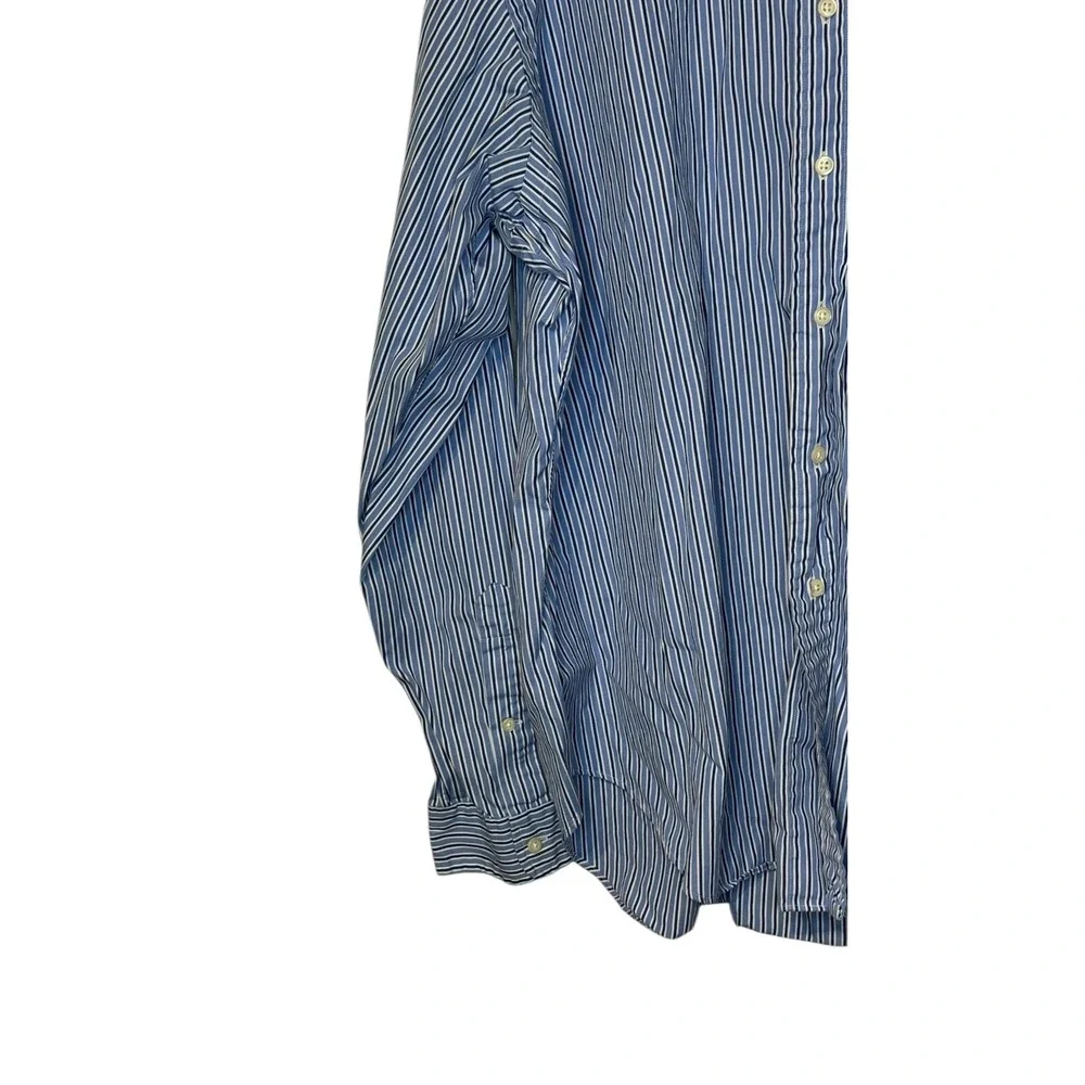 Polo Ralph Lauren Men Shirt Classic Fit Button Down Long Sleeve Cotton‎ Blue XL
